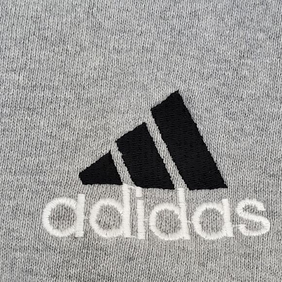 Vintage Y2K Adidas Hoodie Womens Small 22x23 Oversized Crop - Picture 3 of 14